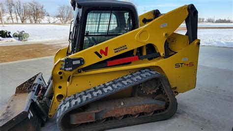 wacker neuson skid steer review|wacker neuson st45 reviews.